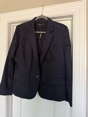 Ann Taylor Navy Tailored Blazer